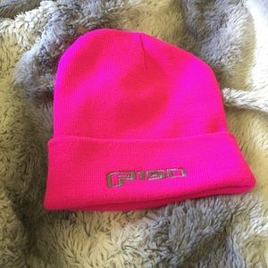 Bright magenta f150 beanie